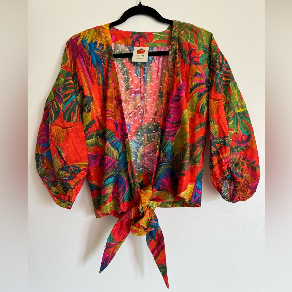 Farm Rio Wrap Cardigan Top - XS - Excellent Condition !